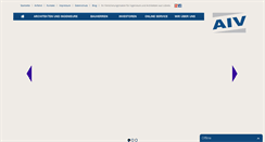 Desktop Screenshot of aiv-versicherungsdienst.de